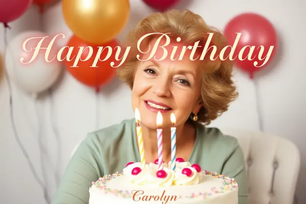 Feliz Cumpleaños Carolyn Imágenes con Deseos de Felicidad