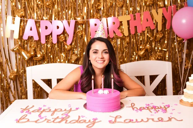 Feliz Cumpleaños Lauren Imágenes Sonríe y Celebra