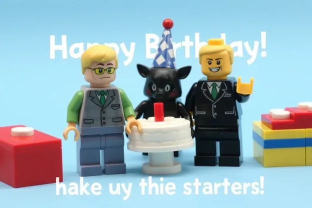 Feliz cumpleaños Lego, celebre momentos alegres