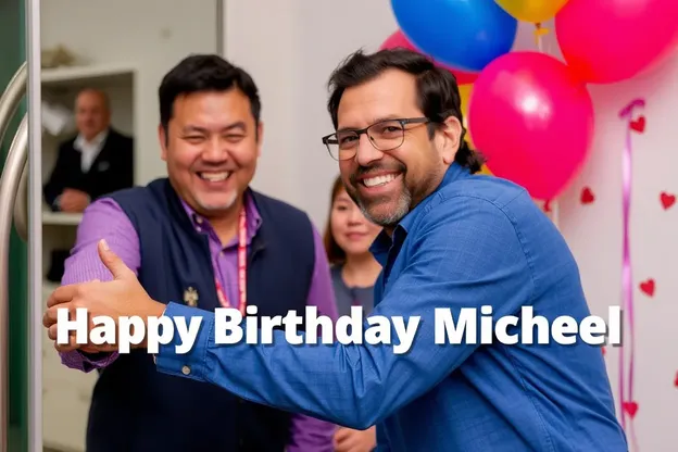 Feliz cumpleaños Michael imágenes para una fiesta de cumpleaños