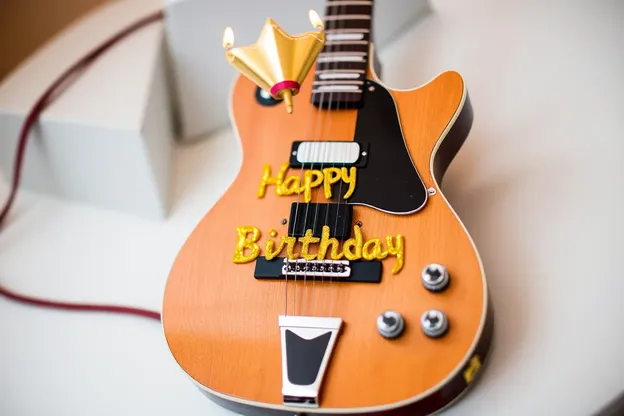 Feliz cumpleaños imágenes de guitarra tocar felicidad