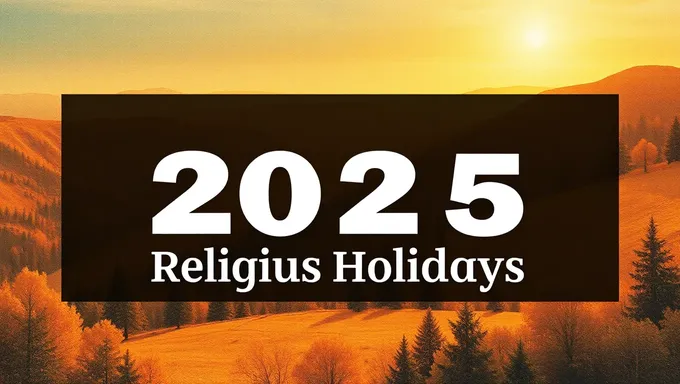 Ferias Cristianas de 2025 y su Significado en la Fe