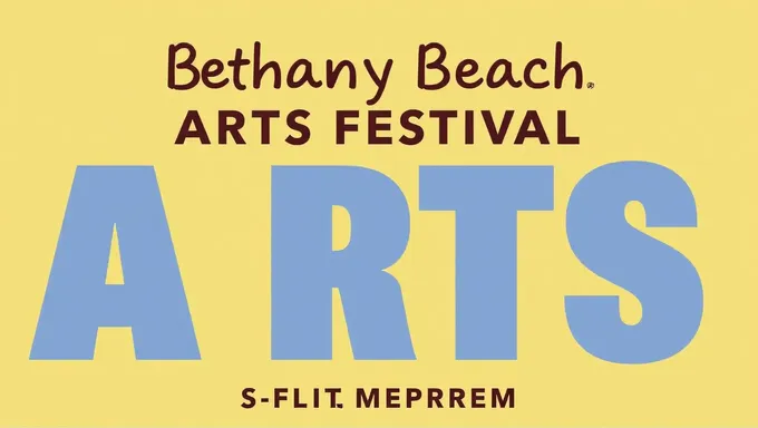 Festival de arte de Bethany Beach septiembre 2025 actividades