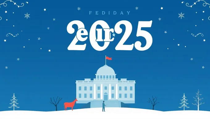 Festividades federales en el calendario del año 2025 reveladas