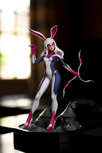 Figura de Spider Gwen con vestido de conejo revelada