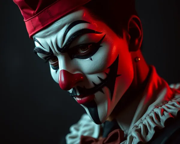 Figura de máscara de Hombre con Payaso Sicario en formato PNG