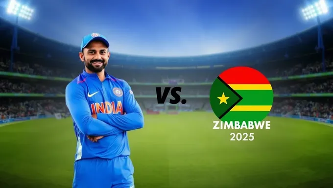 Fijaciones del partido de crícket entre India y Zimbabwe 2025