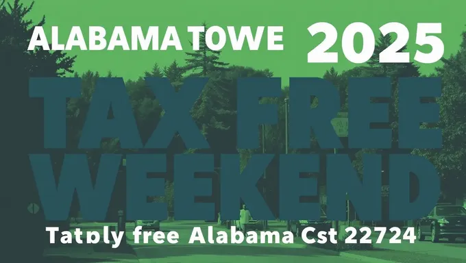 Fin de semana libre de impuestos de Alabama 2025 en tiendas