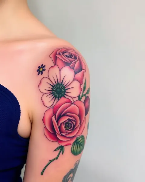 Flores de Tatuaje Significativas para el Simbolismo