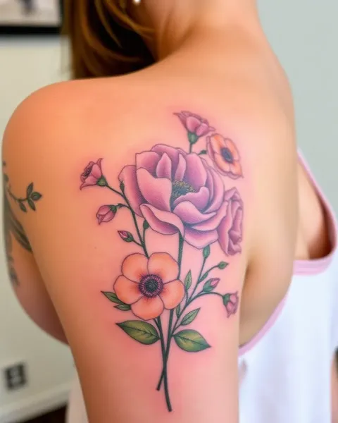 Flores de mes de nacimiento tatuadas: Guía de diseños simbólicos