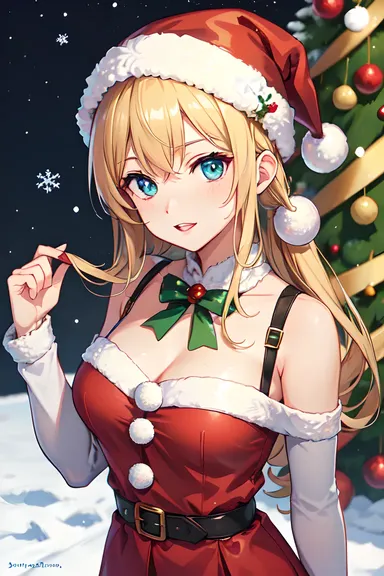 Fondo de imagen de anime de Navidad gratuito