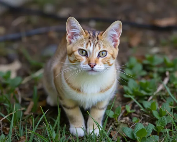 Forma Pequeña de Gato: Una Imagen de un Gato