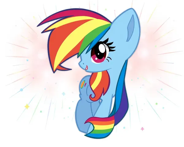 Format de archivo png de Rainbow Dash: Soporte aquí