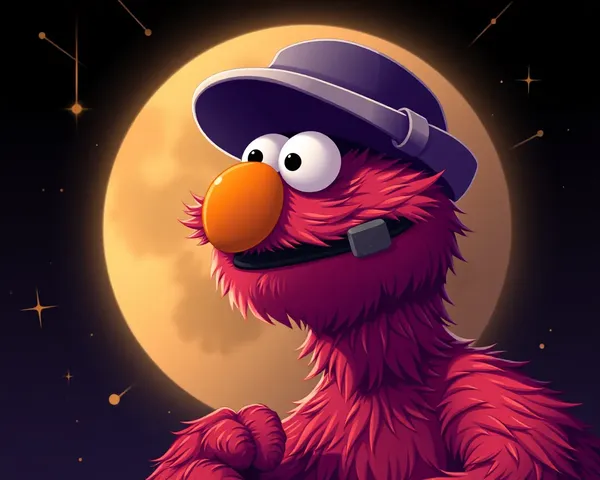 Formato PNG de Elmo utilizado en la creación de contenido en línea