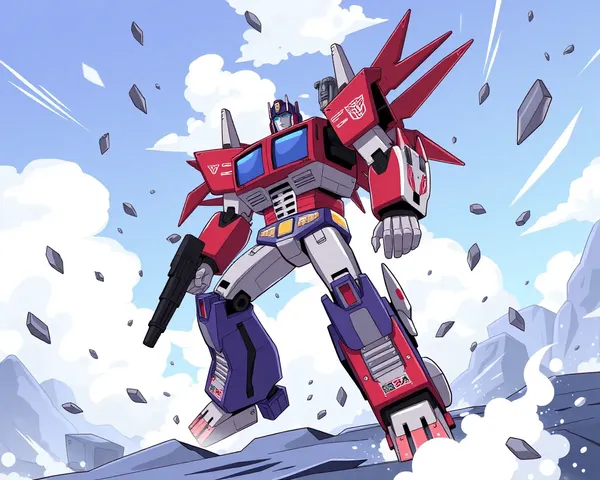 Formato de archivo de imagen PNG de Transformers Armada