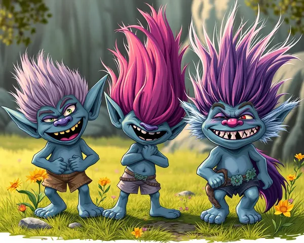 Formato de imagen PNG de Trolls disponible