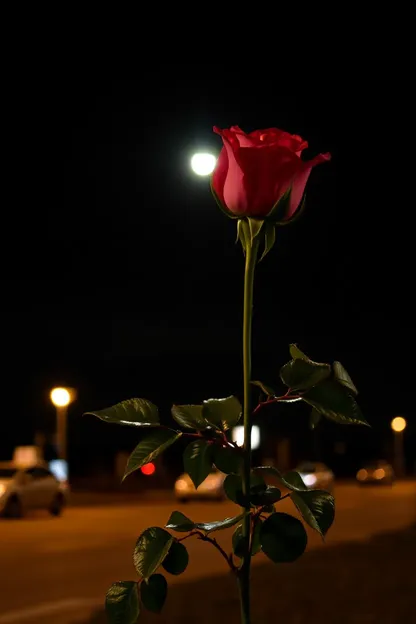 Foto de Buenas Noches Rosa con Enfoque Suave