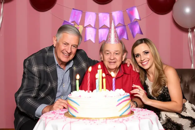 Foto de cumpleaños de papa: celebración alegre