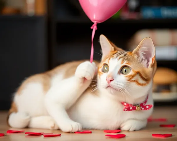 Fotos Adorables de Gatos de San Valentín Capturan Cuteness Feline Desatada