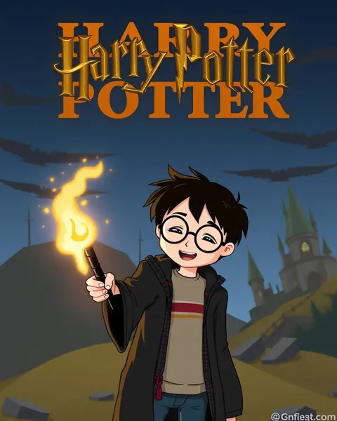 Fotos de Cartoon de Harry Potter Capturan Momentos Mágicos