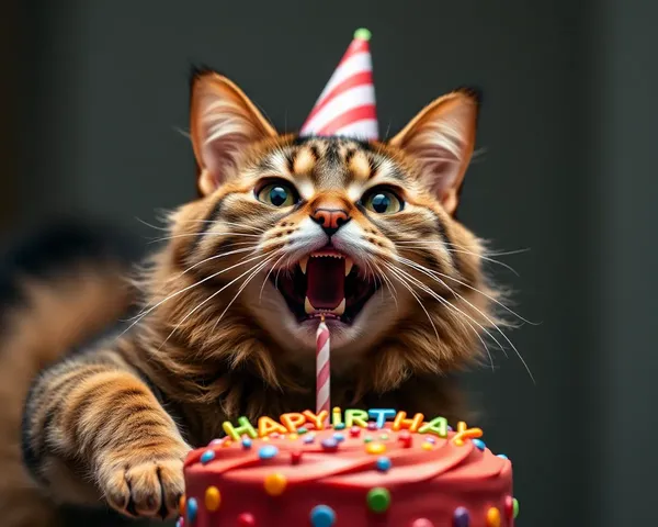 Fotos de Cumpleaños de Gato Divertidas Son una Sorpresa Agradable