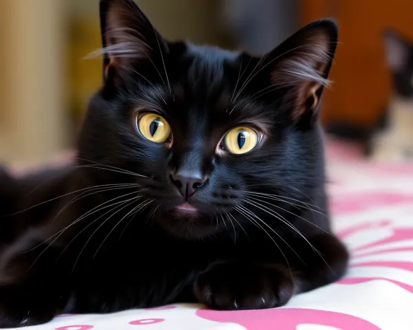 Fotos de Gatos Negros Divertidas para el Deseo Diario