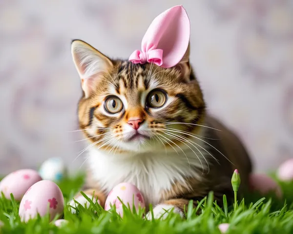 Fotos de Gatos de Pascua Traen Momentos Eufóricos