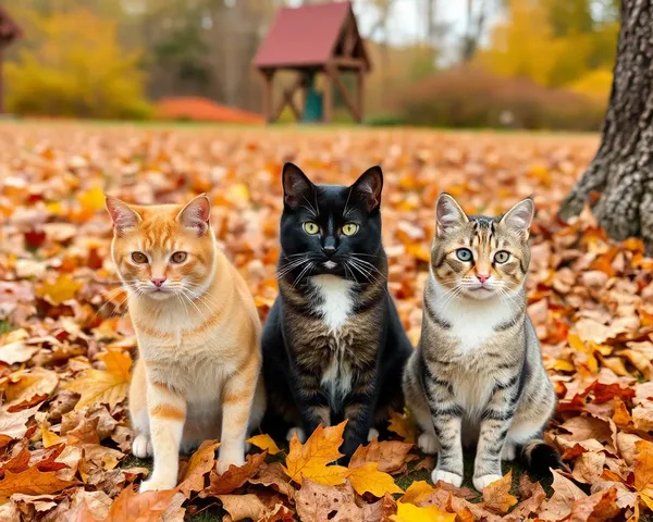 Fotos de Otoño con Gatos en Serenidad