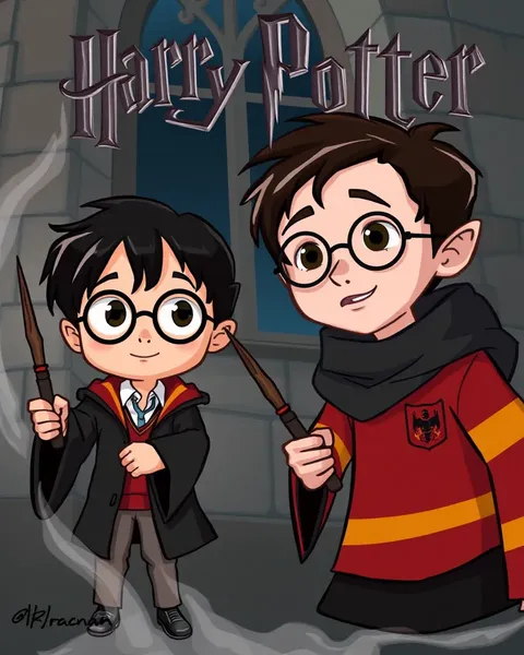 Fotos de cartoon de Harry Potter para fans de todas las edades