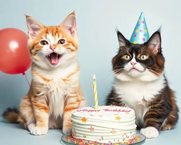 Fotos de cumpleaños de gatos divertidas capturan momentos mágicos para siempre