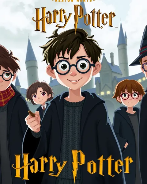 Fotos de dibujos animados de Harry Potter para el gozo de los amantes de los libros