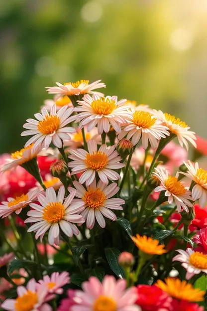 Fotos de flores alegres floreciendo por la mañana