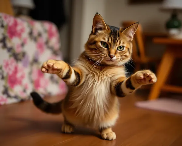 Fotos de gato bailando hacen que el internet sea un lugar mejor