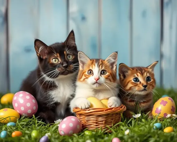 Fotos de gatos de Pascua: Galería de fotos de gatos de Pascua