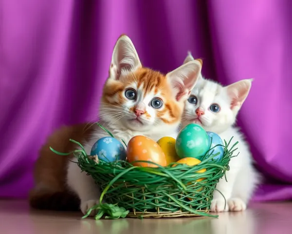 Fotos de gatos de Pascua: fotos de gatos de Pascua