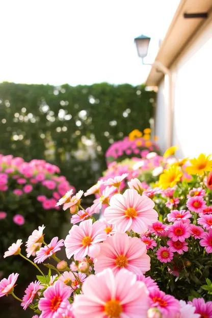 Fotos de mañana feliz de flores florecientes