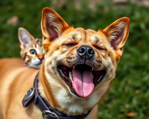 Fotos humorísticas de perros y gatos juntos