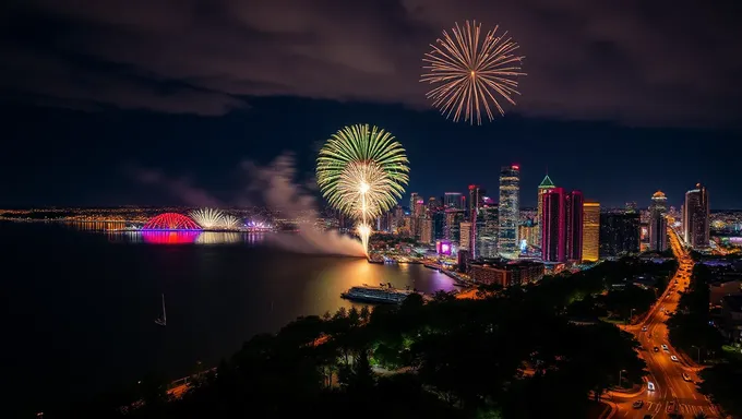 Fuegos artificiales de Green Bay 2025: Celebración de Año Nuevo