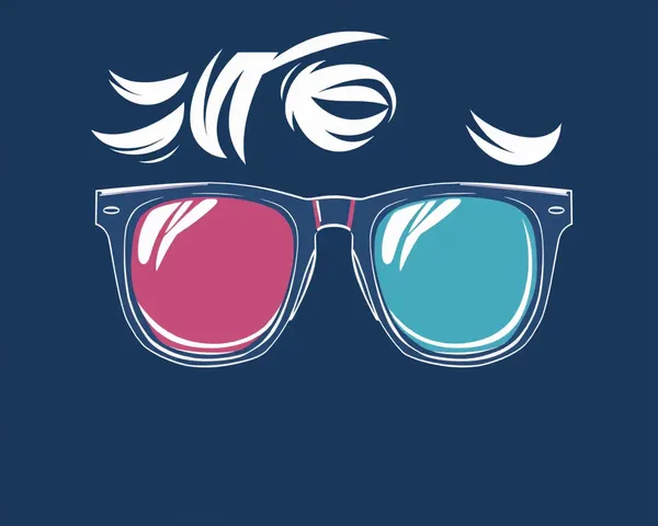 Gafas de nerd PNG con fondo transparente