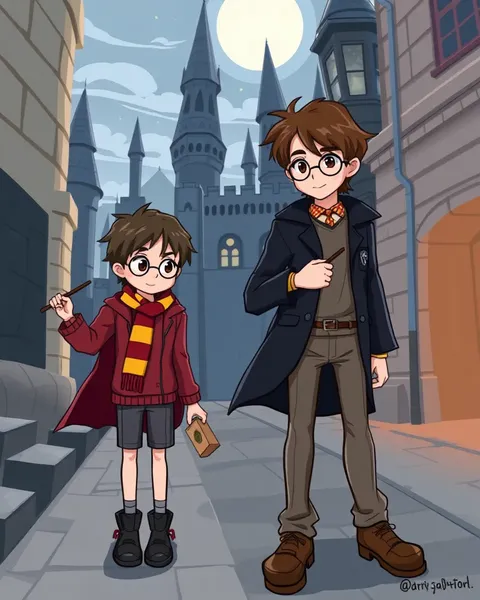 Galería de arte de caricatura de Harry Potter