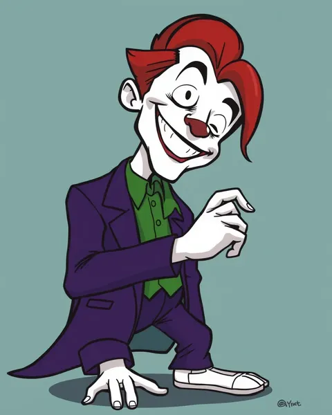 Galería de arte de dibujos animados del Joker: Imagen del Joker