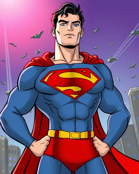 Galería de arte de foto de Superman cartoon lanzada