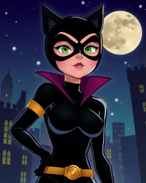 Galería de fotos de caricatura de Catwoman