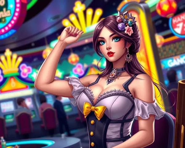 Galería de fotos de chica de casino hermosa PNG