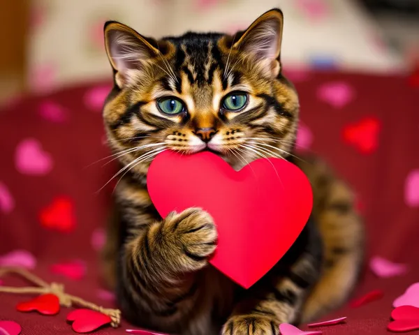 Galería de fotos de gatos divertidos para el Día de San Valentín