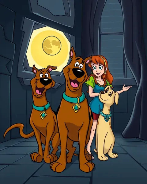 Galería de imágenes de Scooby Doo de estilo vintage