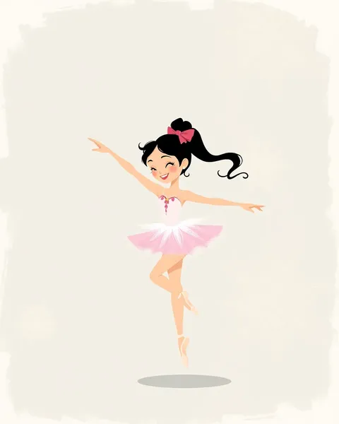 Galería de imágenes de ballerina cartoon hermosa