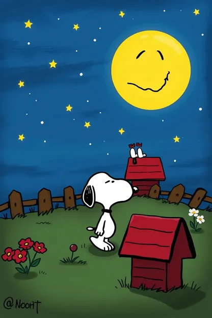 Galería de imágenes de buena noche de Snoopy