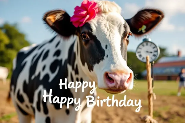 Galería de imágenes de cumpleaños feliz de vaca