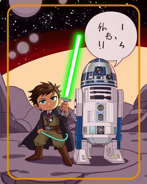 Galería de imágenes de dibujos animados de Star Wars